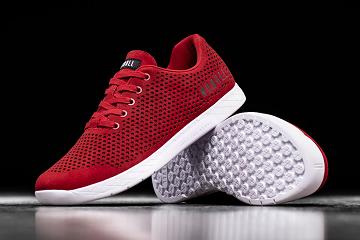 Red Nobull Racing Suede Women's Trainers | CA R1866V